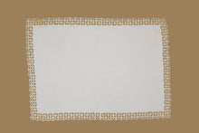 Load image into Gallery viewer, Set-of-2 placemats and napkins - ecru
