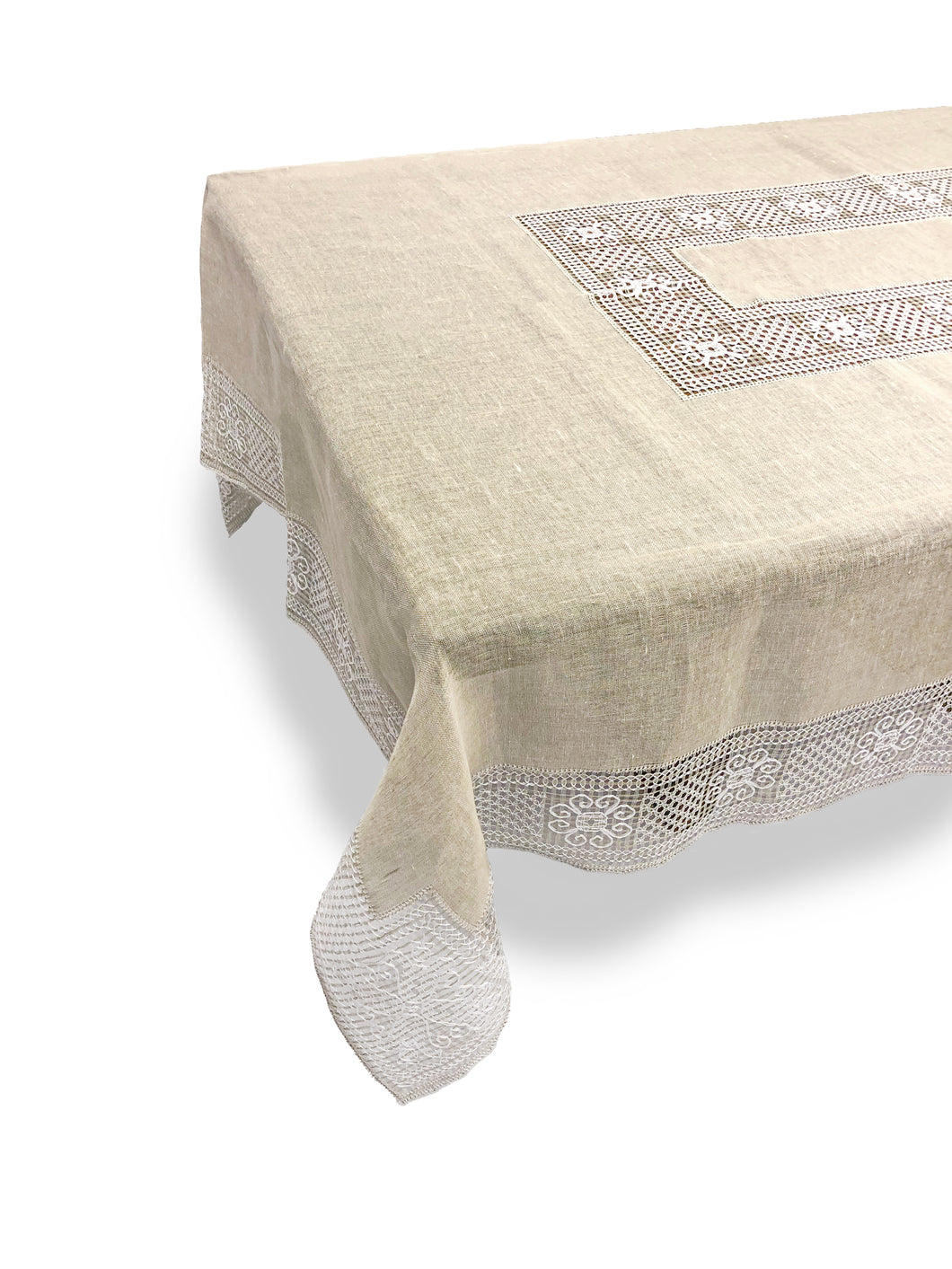 Bissone tablecloth - sand (different sizes available)
