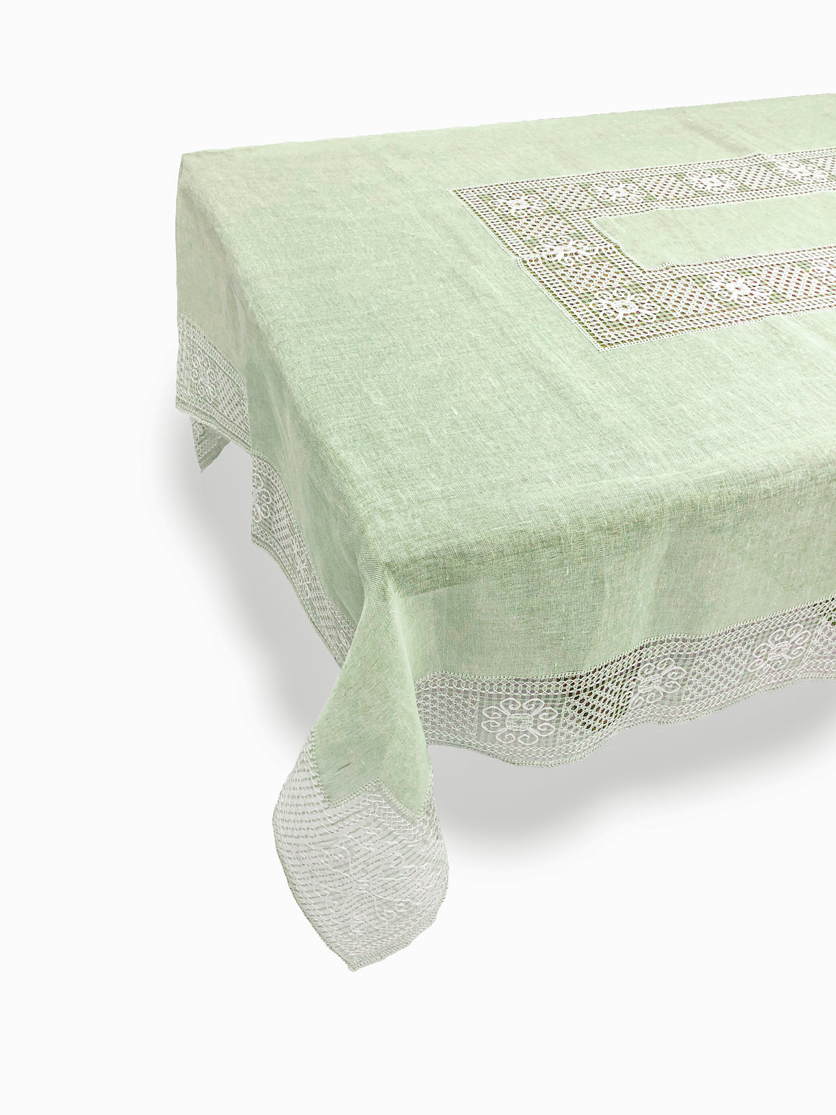 Tovaglia in bissone color verde