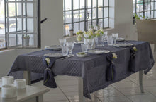 Load image into Gallery viewer, Tablecloth etc - blue - 170 x 230 cm / 67 &quot;x 90&quot; (without napkins)
