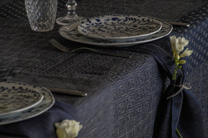 Tablecloth etc - blue - 170 x 230 cm / 67 "x 90" (without napkins)