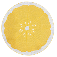 Load image into Gallery viewer, Set-of-2 lemon slice placemats
