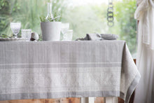 Load image into Gallery viewer, Mosaic Tablecloth - slate - 170 x 290 cm / 67 &quot;x 114&quot; (12 napkins)
