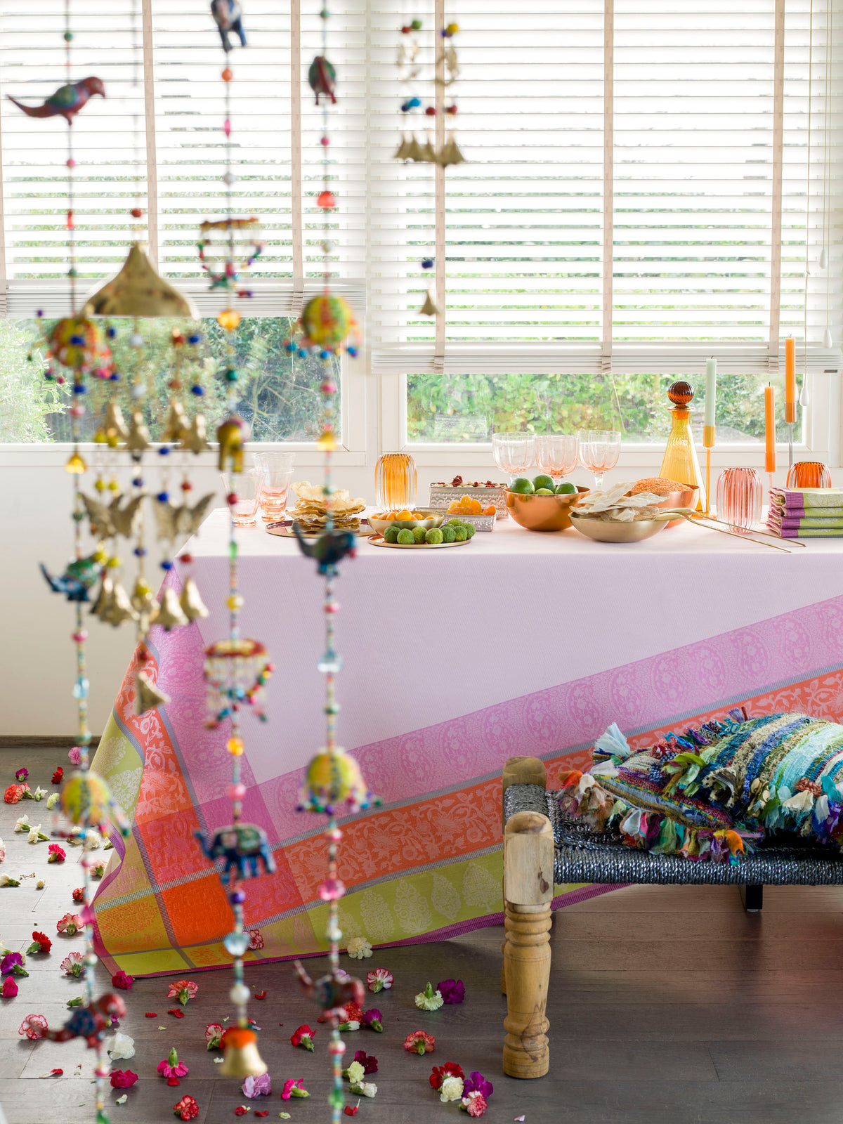 Tovaglia Sari Lotus – Le Jacquard Français
